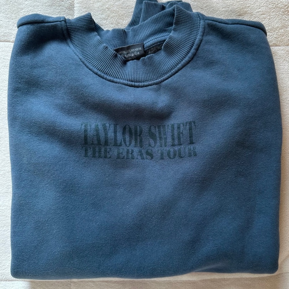 Taylor Swift Blue Crewneck Eras Tour 2023